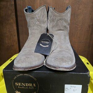 Women's Sendra Handmade Cowboy Booties size 9.5 (Fr40) in Sand/Sable color